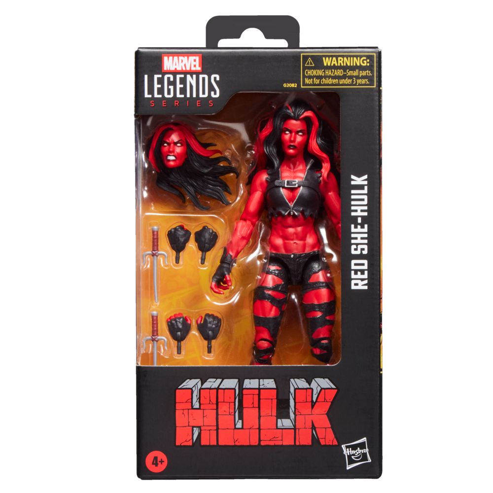 Figura Hulka Roja She-Hulk Marvel Legends 15cm