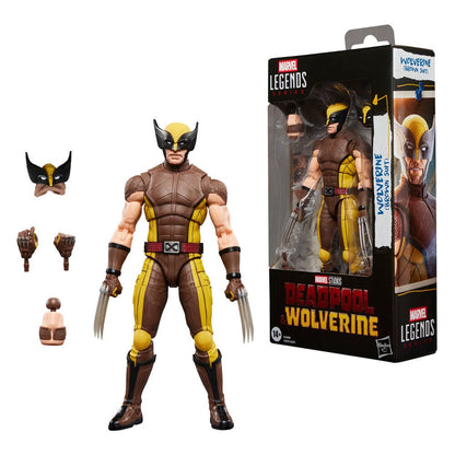 Figura Wolverine Brown Suit Deadpool & Wolverine Marvel Legends Series 15cm - imagen 8