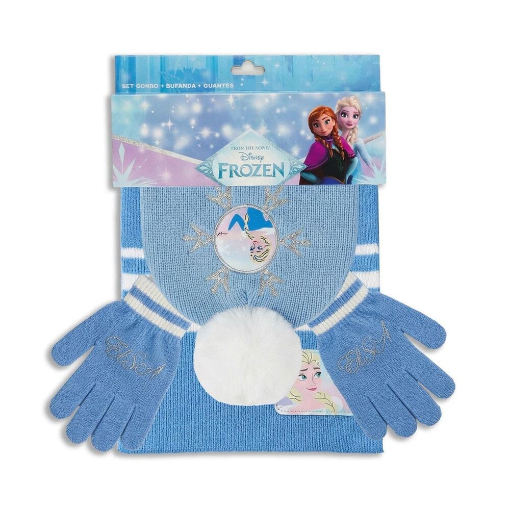 Conjunto gorro guantes bufanda Frozen Disney - imagen 3