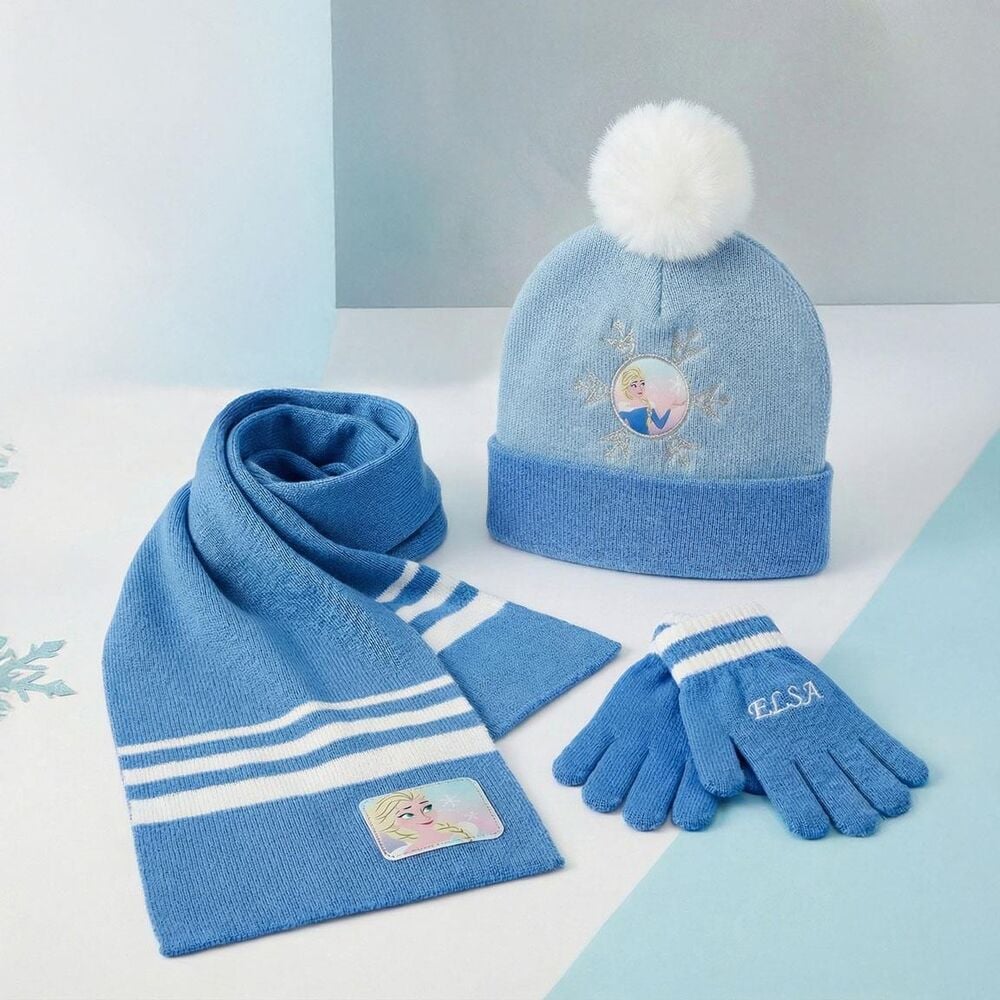 Conjunto gorro guantes bufanda Frozen Disney - imagen 8