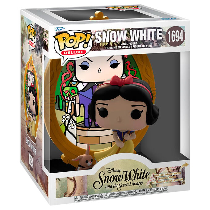 Figura POP Deluxe Disney Snow White Blancanieves Evil Queen Stained Glass - imagen 2