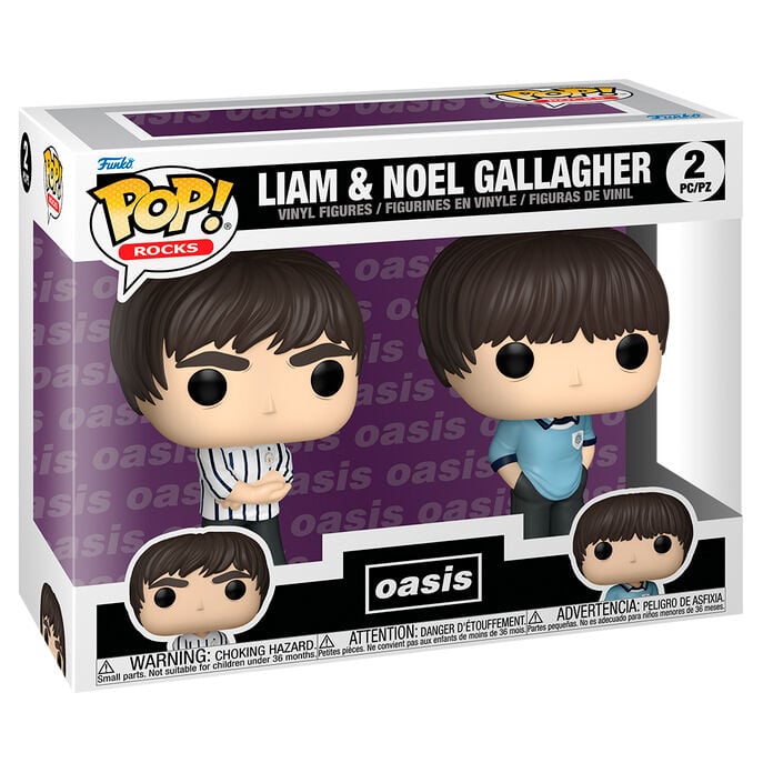 Blister 2 figuras POP Oasis Liam & Noel Gallagher - imagen 2