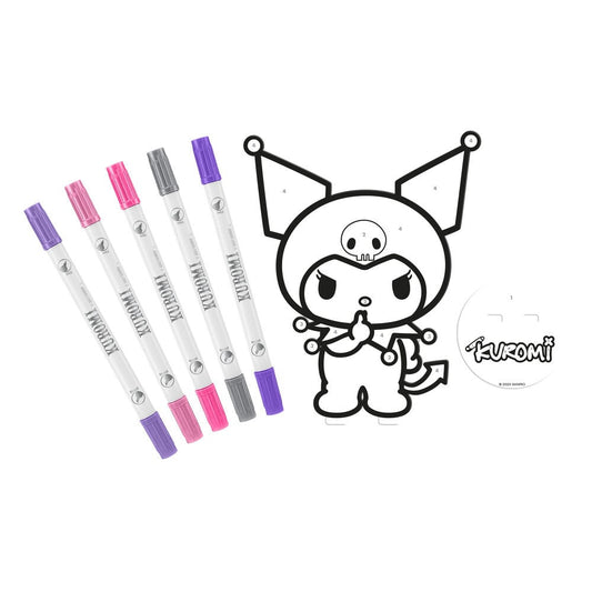 Set colorear Kuromi Hello Kitty - imagen 2