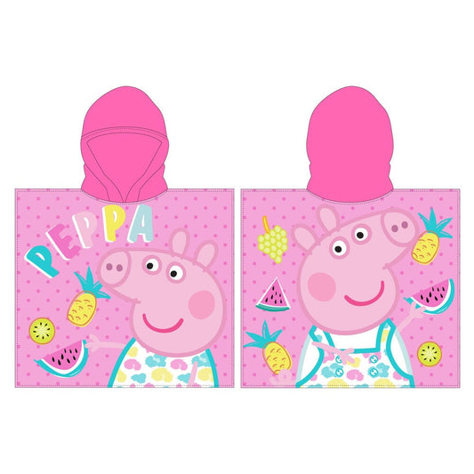 Poncho toalla Peppa Pig microfibra