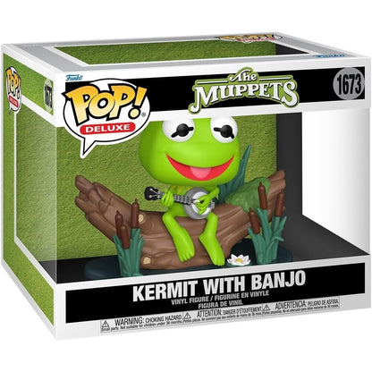Figura POP Deluxe Los Teleñecos Kermit with Banjo - imagen 2