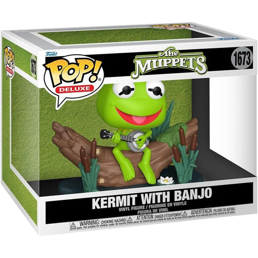 Figura POP Deluxe Los Teleñecos Kermit with Banjo - imagen 2