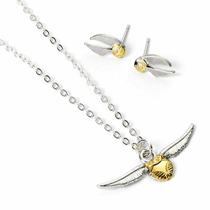 Set colgante + pendientes Golden Snitch Harry Potter - imagen 2