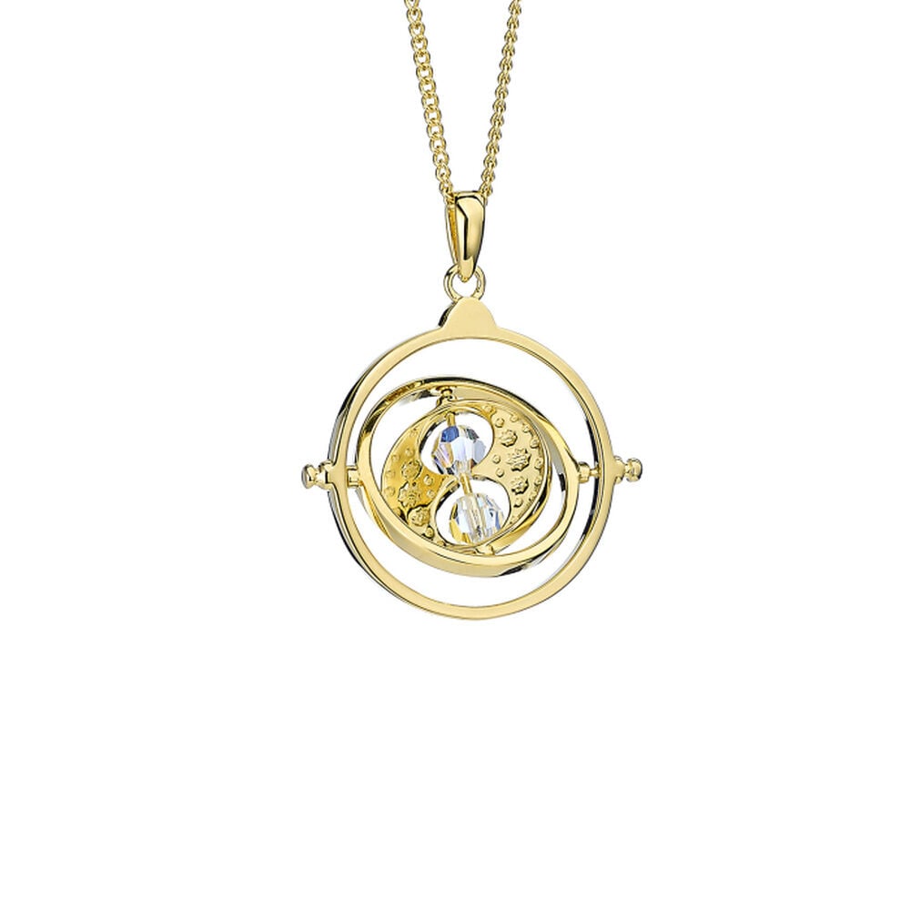 Colgante Giratiempos Harry Potter plata baño oro - imagen 2