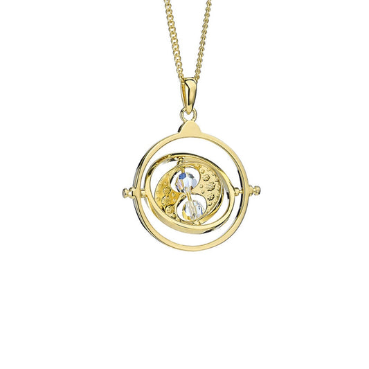 Colgante Giratiempos Harry Potter plata baño oro - imagen 2