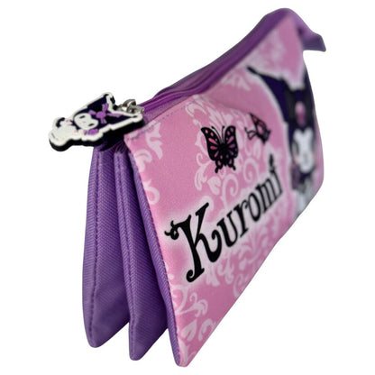 Portatodo Purple Kuromi Hello Kitty triple - imagen 2