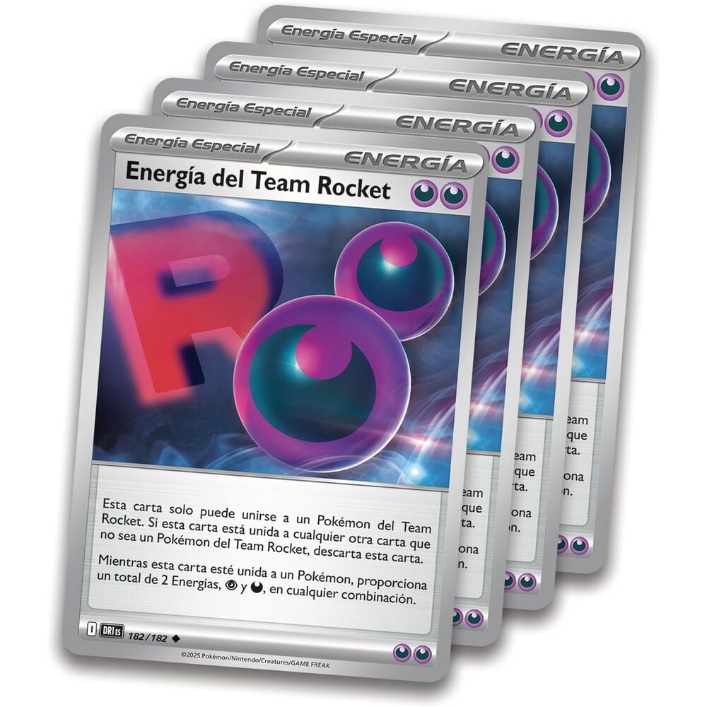 Blister cartas League Battle Deck Team Rockets Mewtwo Ex Pokemon Latino - imagen 3
