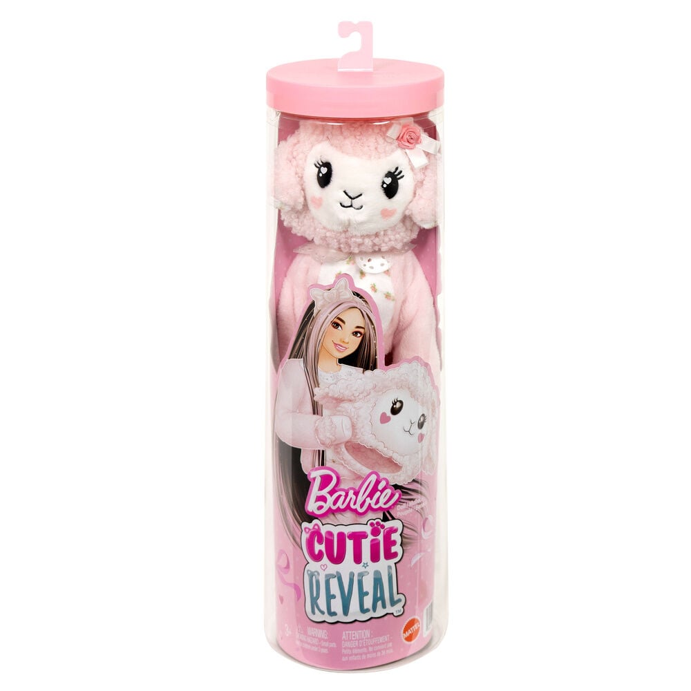 Muñeca Ovejita Rosa Cutie Reveal Lazos Dulces Barbie