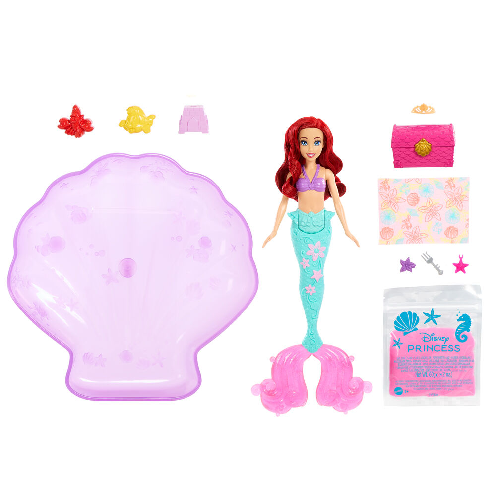 Muñeca Ariel Agua y Arena La Sirenita Disney
