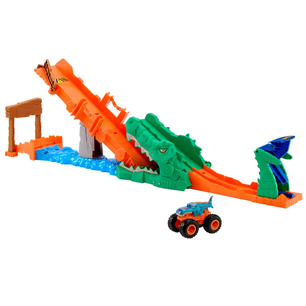 Noquea al Cocodrilo Hot Wheels Monster Trucks - imagen 2