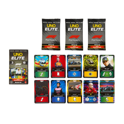 Juego cartas UNO Elite F1 Booster Pack - imagen 4