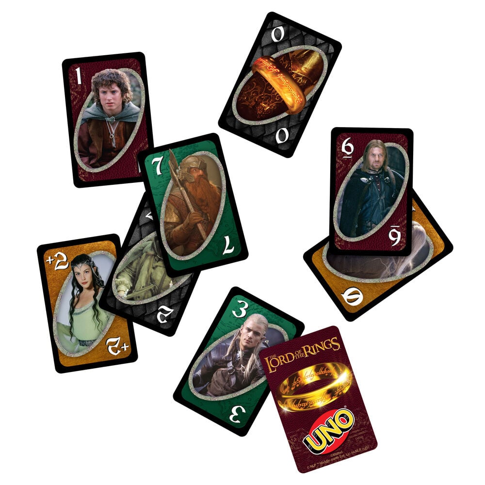 Juego cartas UNO El Señor de los Anillos - imagen 4