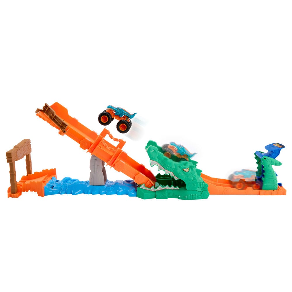 Noquea al Cocodrilo Hot Wheels Monster Trucks - imagen 4