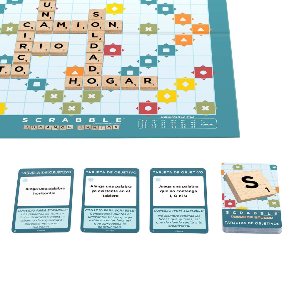 Juego mesa Scrabble Core Wood español - imagen 5