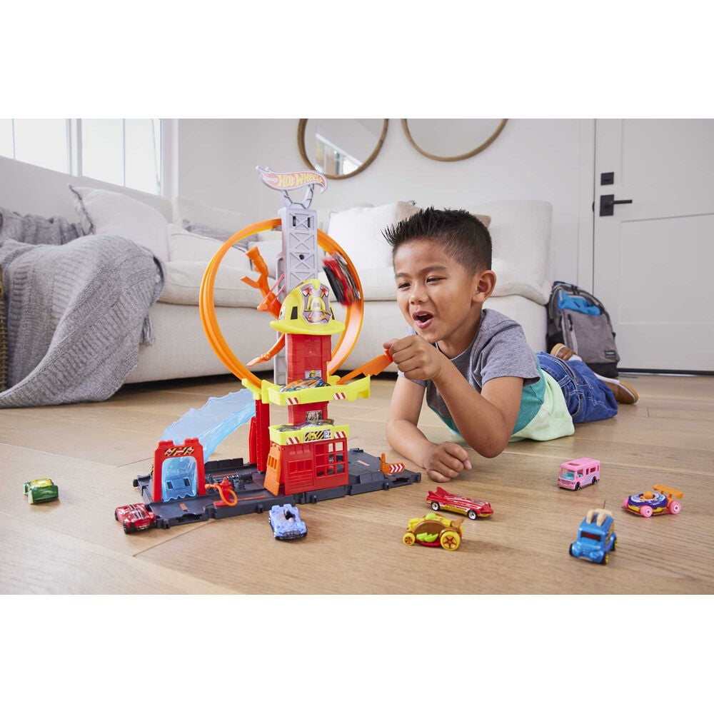 Estacion de Bomeros Hot Wheels City - imagen 5