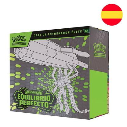 Estuche cartas Entrenador Elite Equilibrio Perfecto Pokemon español