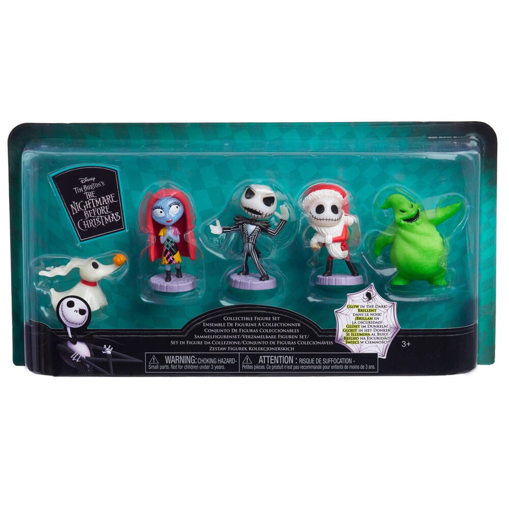 Blister 5 figuras Pesadilla Antes de Navidad Disney - FRIKIRAMA