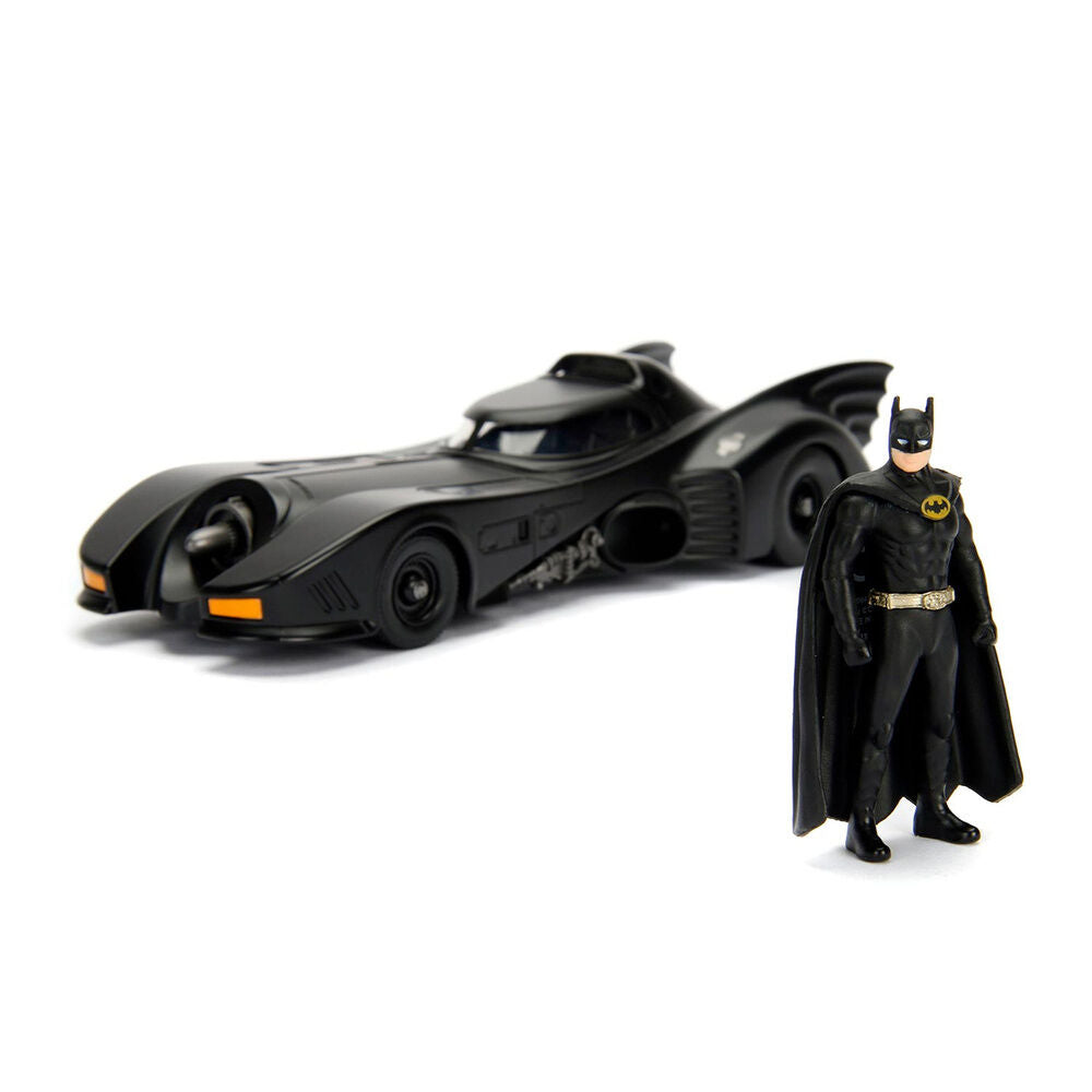 Blister figura Batman + Coche Batmovil metal DC Comics