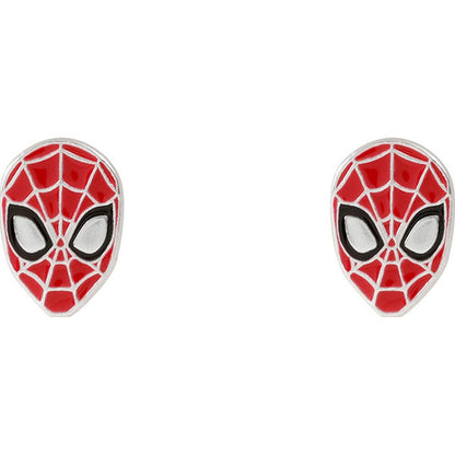 Pendientes Spiderman Marvel plata