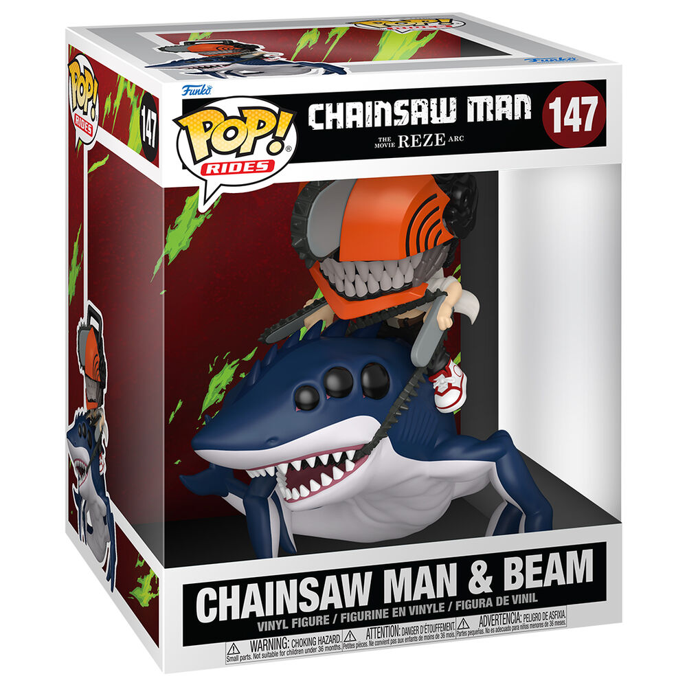 Figura POP Rides Deluxe Chainsaw Man El Arco de Reze Chainsaw Man & Beam