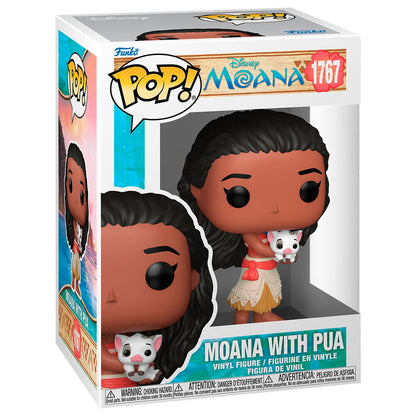 Figura POP Disney Vaiana Moana 3 Moana with Pua - imagen 2