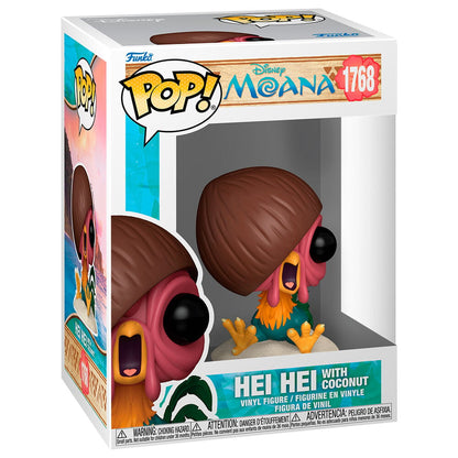 Figura POP Disney Vaiana Moana 3 Hei Hei with Coconut - imagen 2