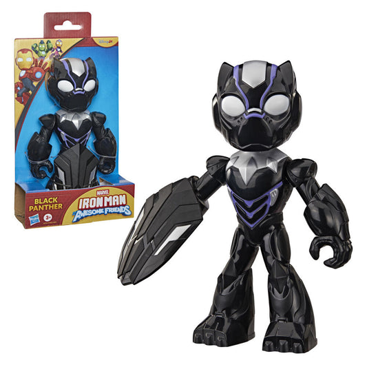 Figura Black Panther Iron Man y Su Superequipo Marvel 22cm