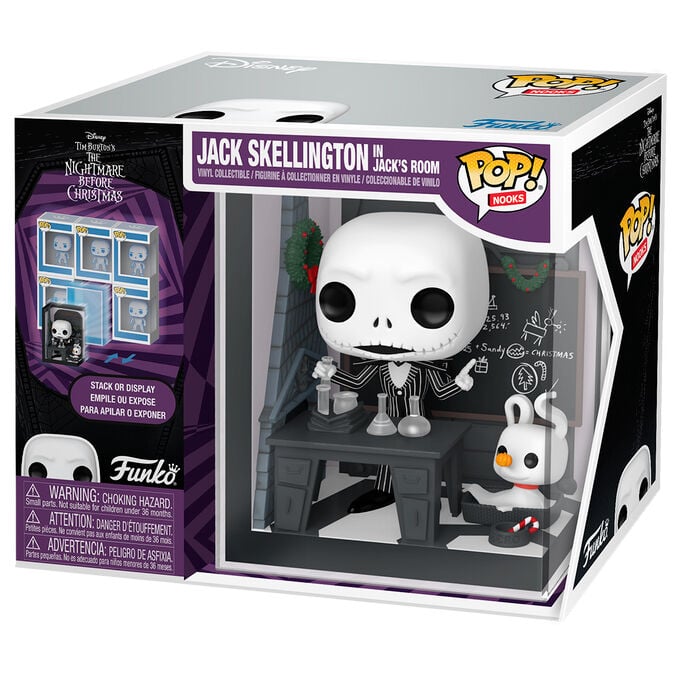 Figura POP Nooks Disney Pesadilla Antes de Navidad Jack Skellington in Jack's - imagen 2