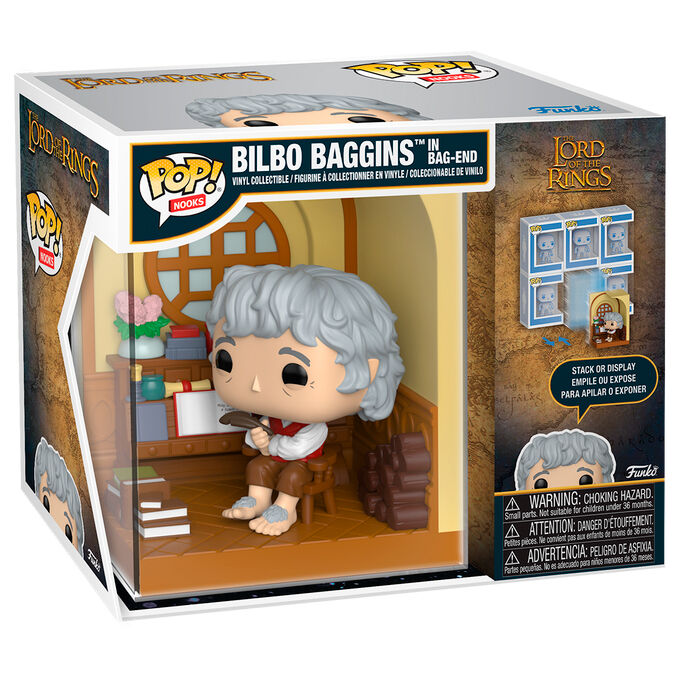 Figura POP Nooks El Señor de los Anillos Bilbo Baggins in Bag-End - imagen 2