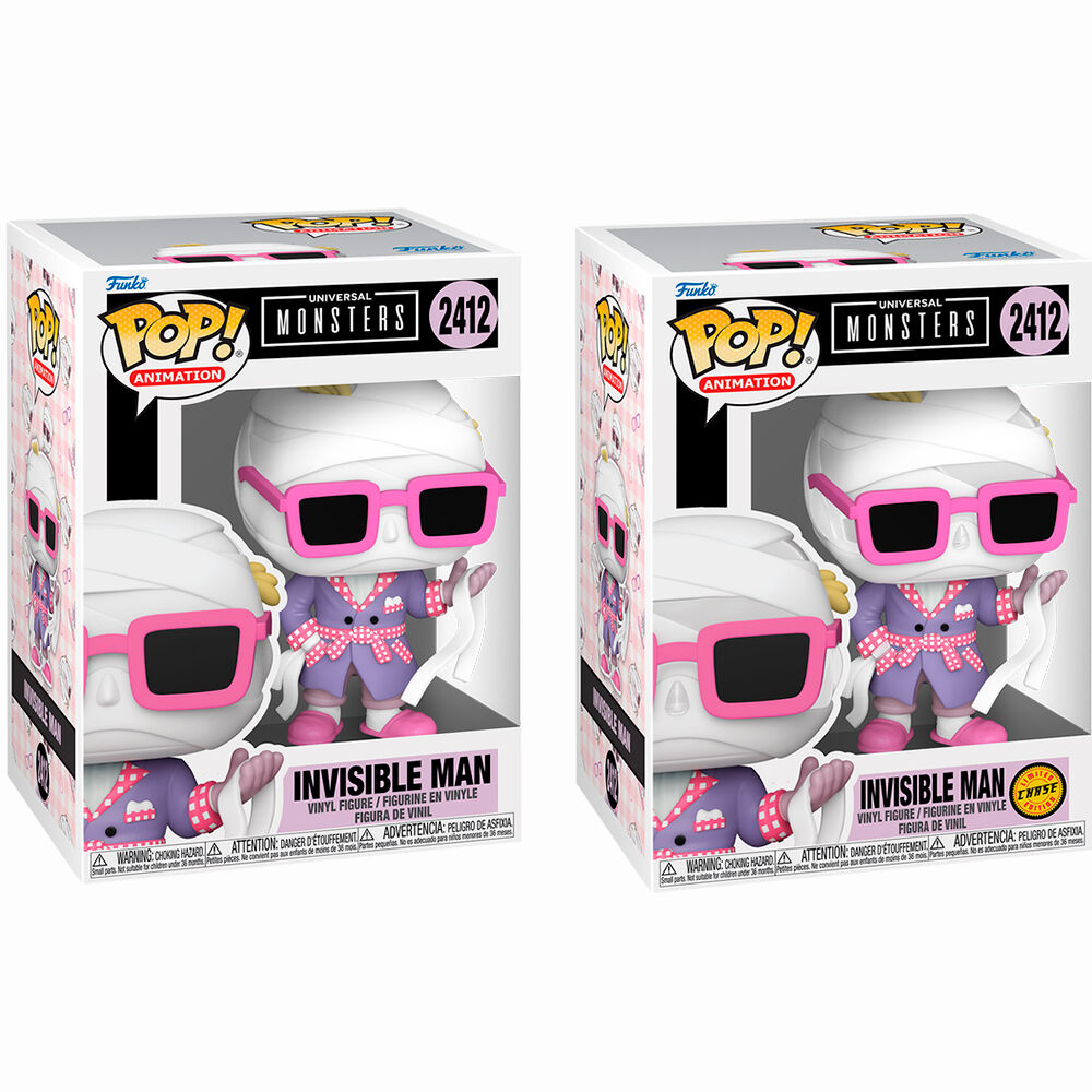Figura POP Universal Monsters Invisible Man 5 + 1 Chase - imagen 5