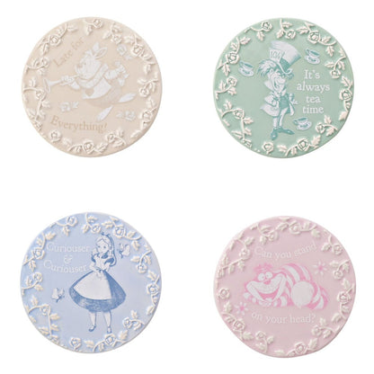 Set 4 posavasos Alicia en el Pais de las Maravillas Disney