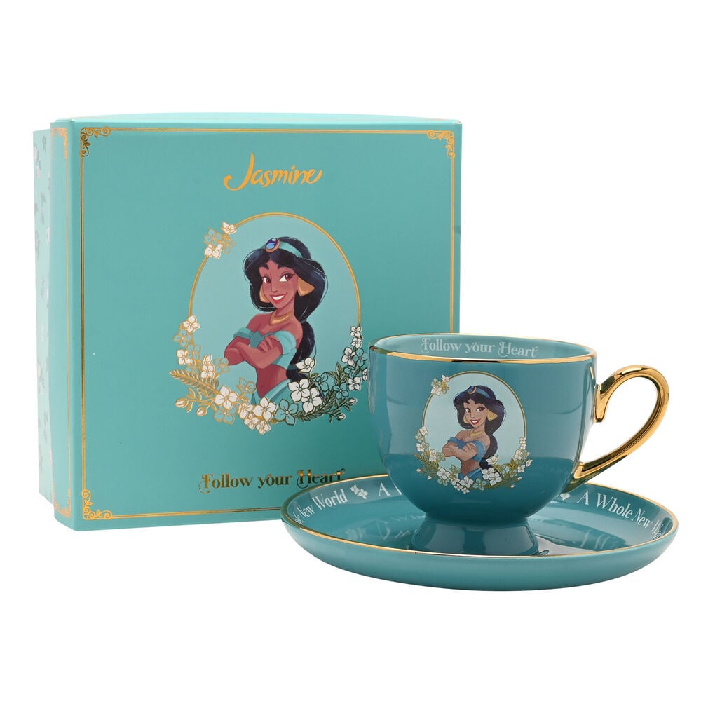 Taza te y platillo Jasmine Princesas Disney - imagen 2