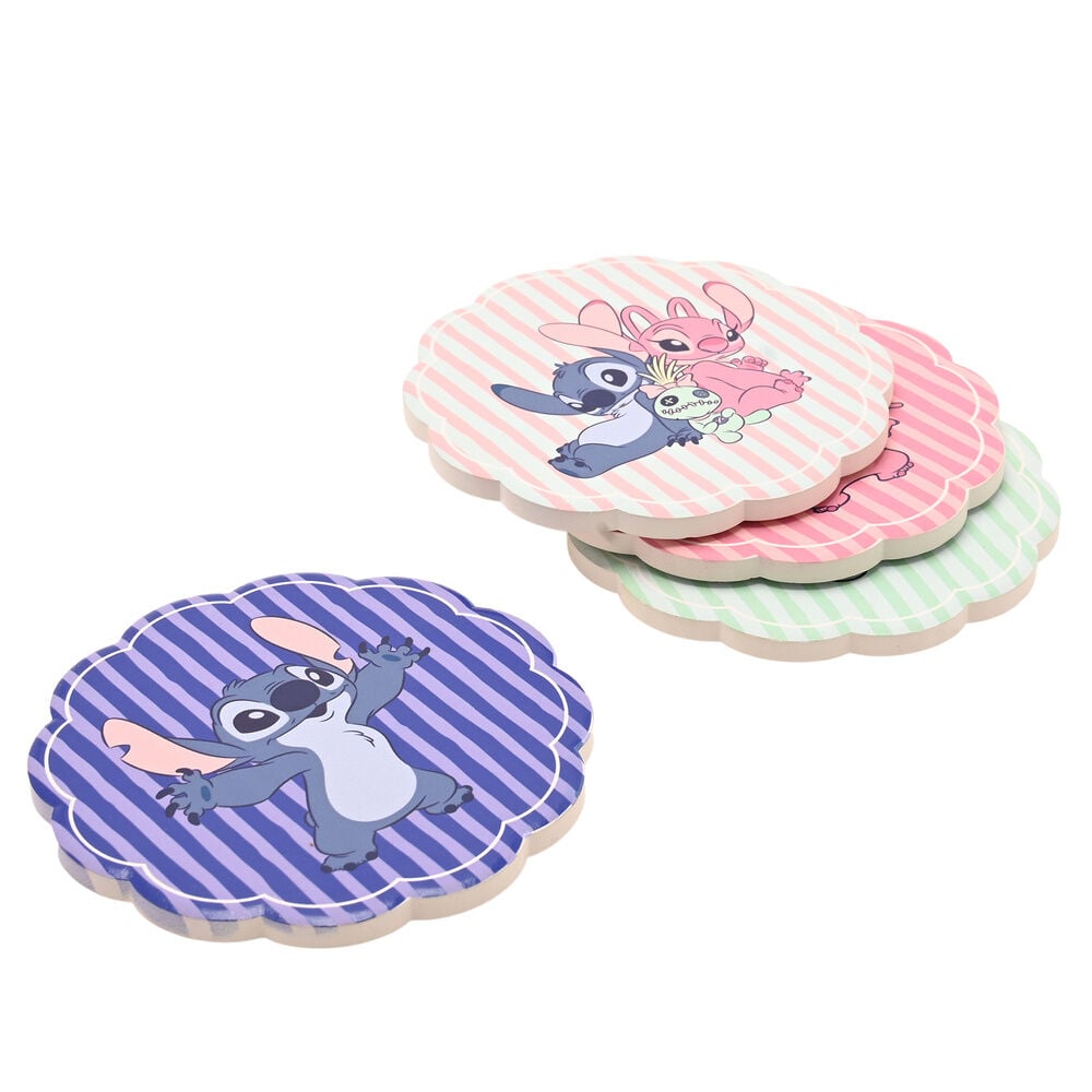 Set 4 posavasos ceramica Stitch Disney - imagen 2