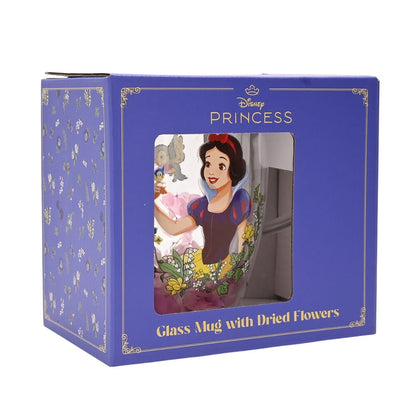 Taza cristal flores secas Blancanieves Princesas Disney - imagen 3