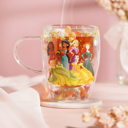 Taza cristal flores secas Princesas Disney - imagen 4