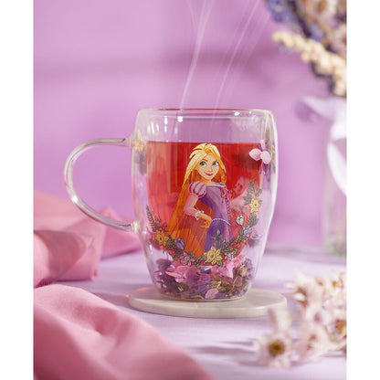 Taza cristal flores secas Rapunzel Princesas Disney - imagen 4