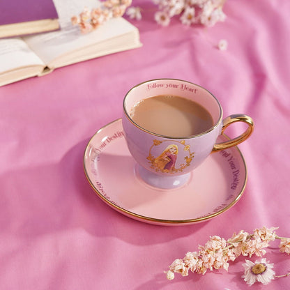 Taza te y platillo Rapunzel Princesas Disney - imagen 5
