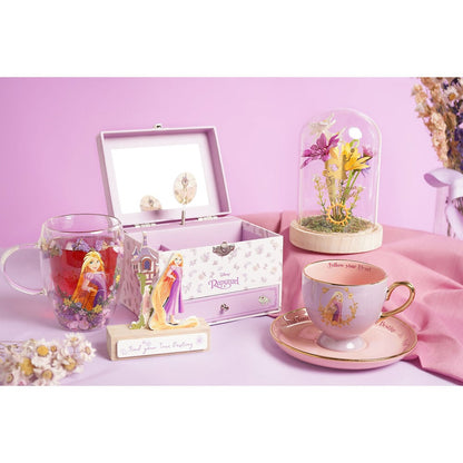 Taza cristal flores secas Rapunzel Princesas Disney - imagen 6