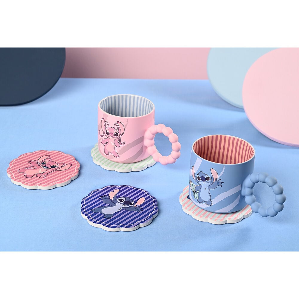 Set 4 posavasos ceramica Stitch Disney - imagen 6