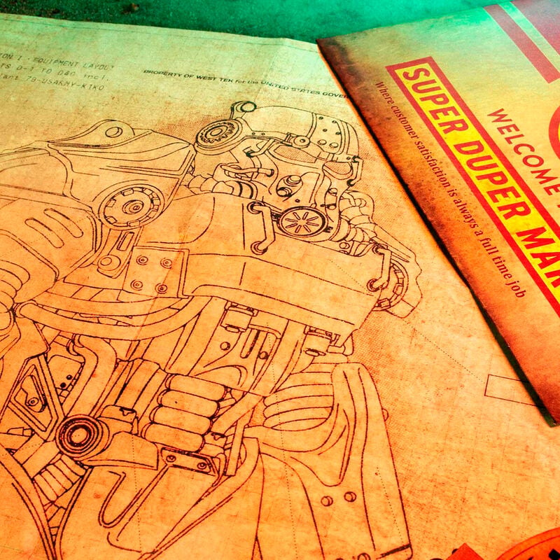 Caja metalica Tesoros del Yermo Fallout - imagen 16