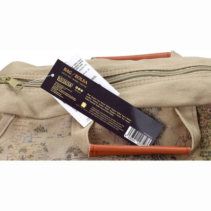 Bolso bandolera tela Mapa Hobbit - imagen 2