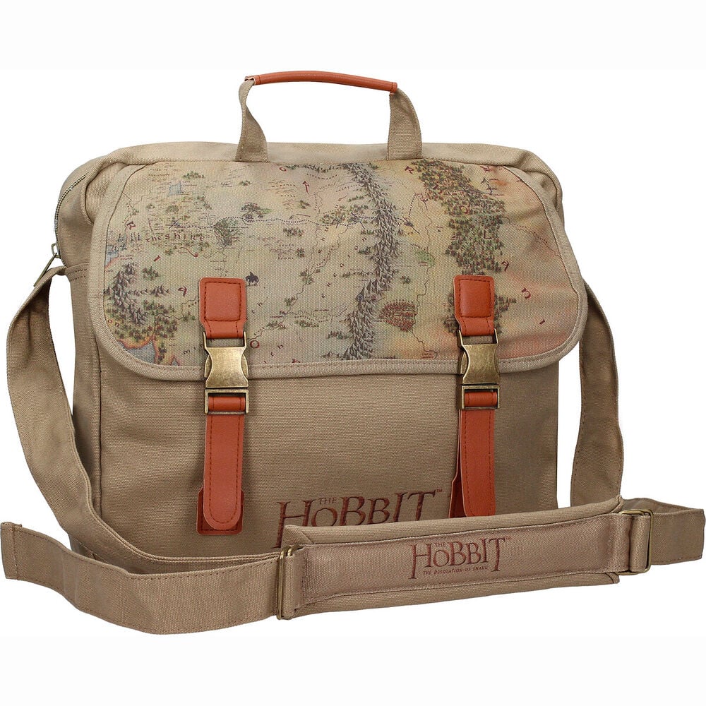 Bolso bandolera tela Mapa Hobbit - imagen 5