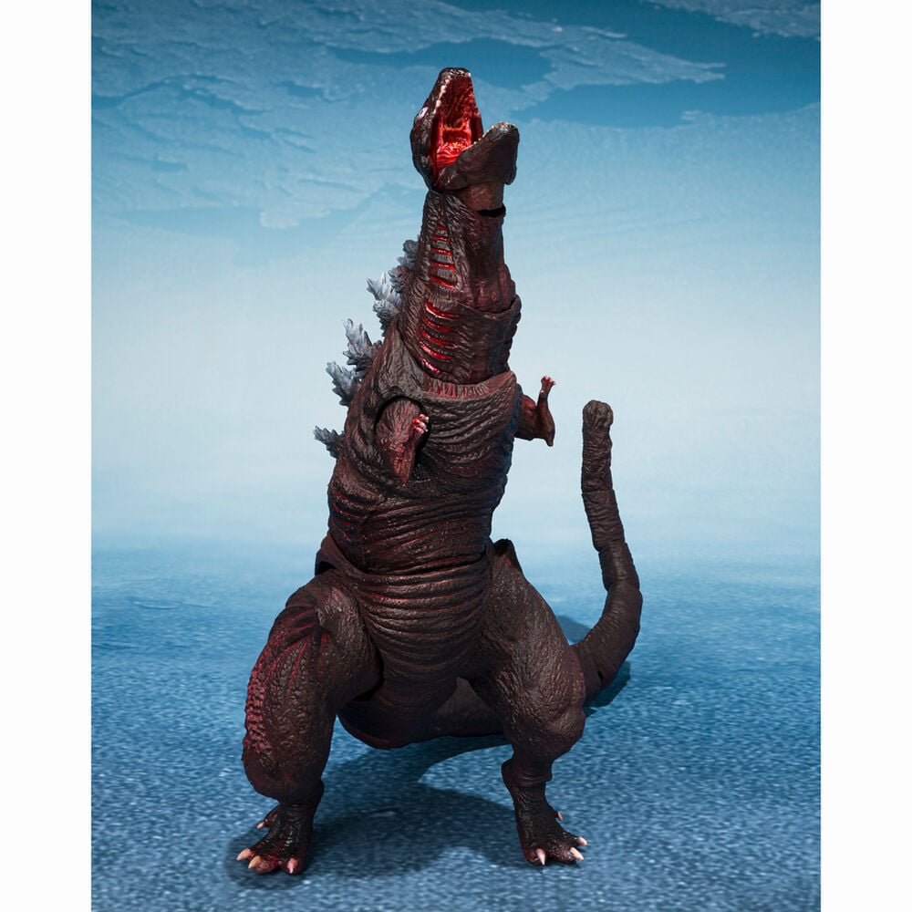 Set figuras S.H. MonsterArts The Second Form & Third Form & Giant Unidentified Creature Godzilla