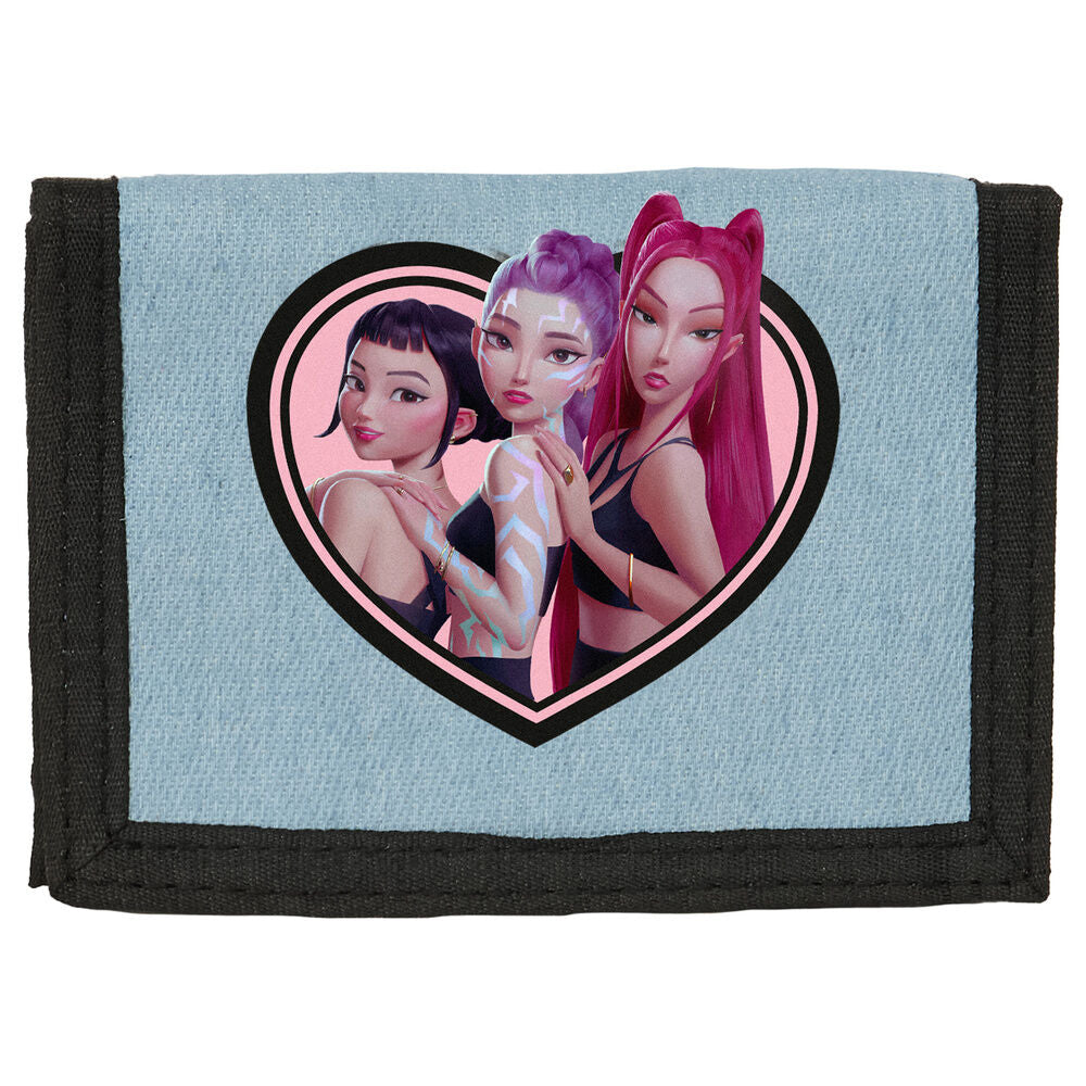 Billetera Huntrix Demon Hunters Kpop