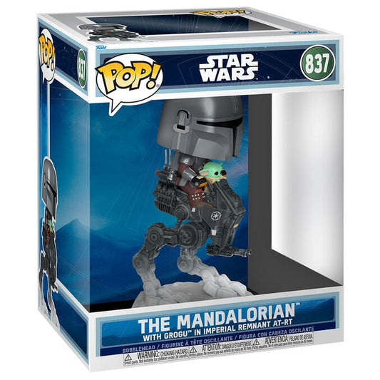 Figura POP Rides Deluxe Star Wars Mandalorian & Grogu The Mandalorian with