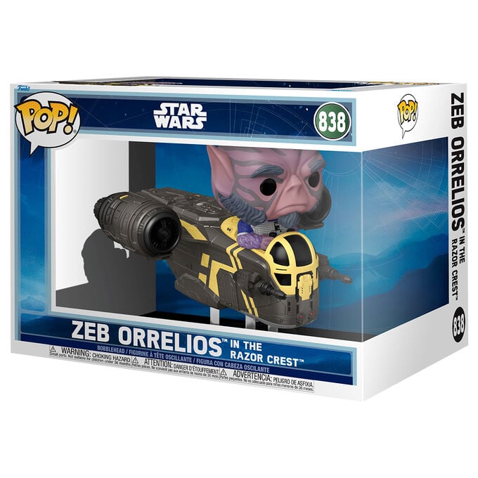 Figura POP Rides Deluxe Star Wars Mandalorian & Grogu Zeb Orrelios in the